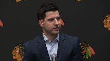 Blackhawks general manager talks winning the second overall pick in the NHL Draft lottery