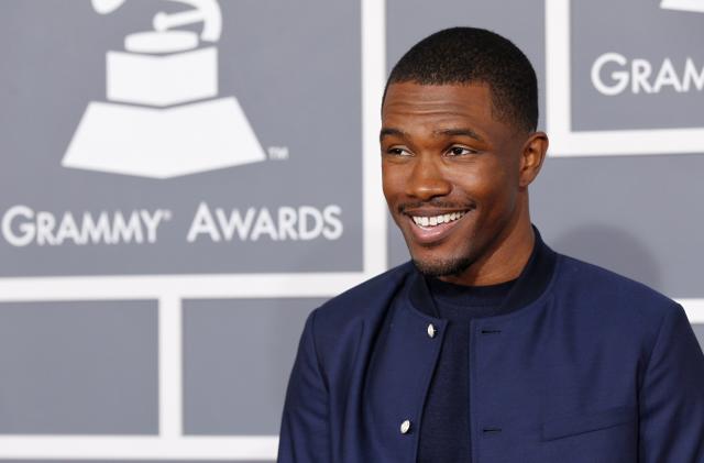 Singer-songwriter Frank Ocean arrives at the 55th annual Grammy Awards in Los Angeles, California February 10, 2013.  REUTERS/Mario Anzuoni (UNITED STATES  - Tags: ENTERTAINMENT)  (GRAMMYS-ARRIVALS)