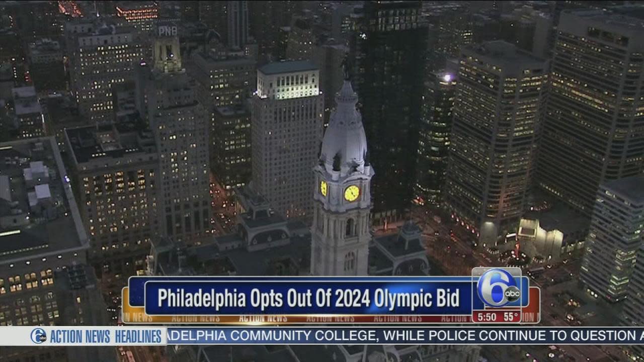 Philadelphia, NYC end bids to host 2024 Olympics