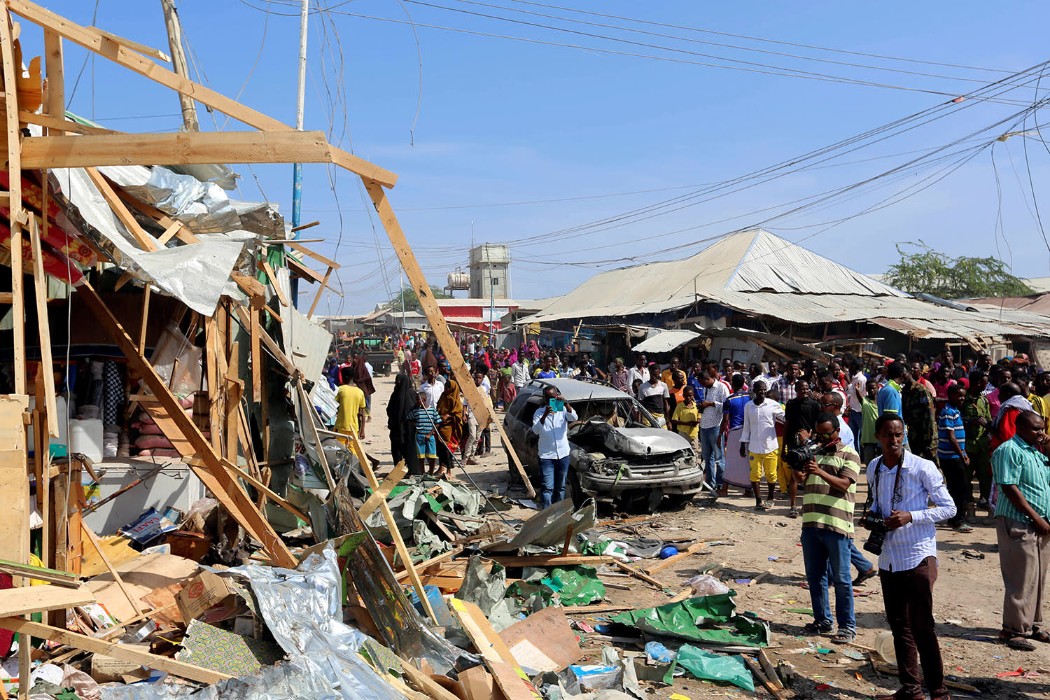 Car bomb blast in Somalia marketplace