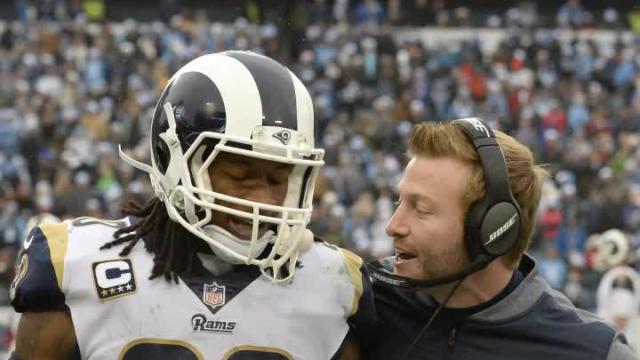 Sean McVay offers evasive answer on whether Todd Gurley will go to Hawaii with Rams