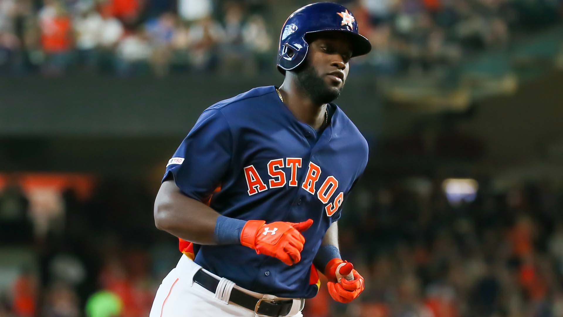 Astros slugger Yordan Alvarez does his best Giancarlo Stanton