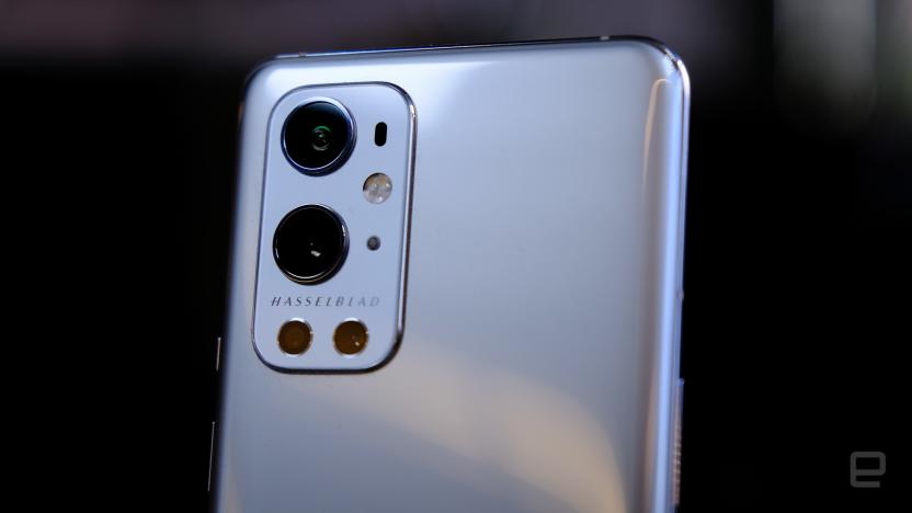 Hasselblad camera array on OnePlus 9