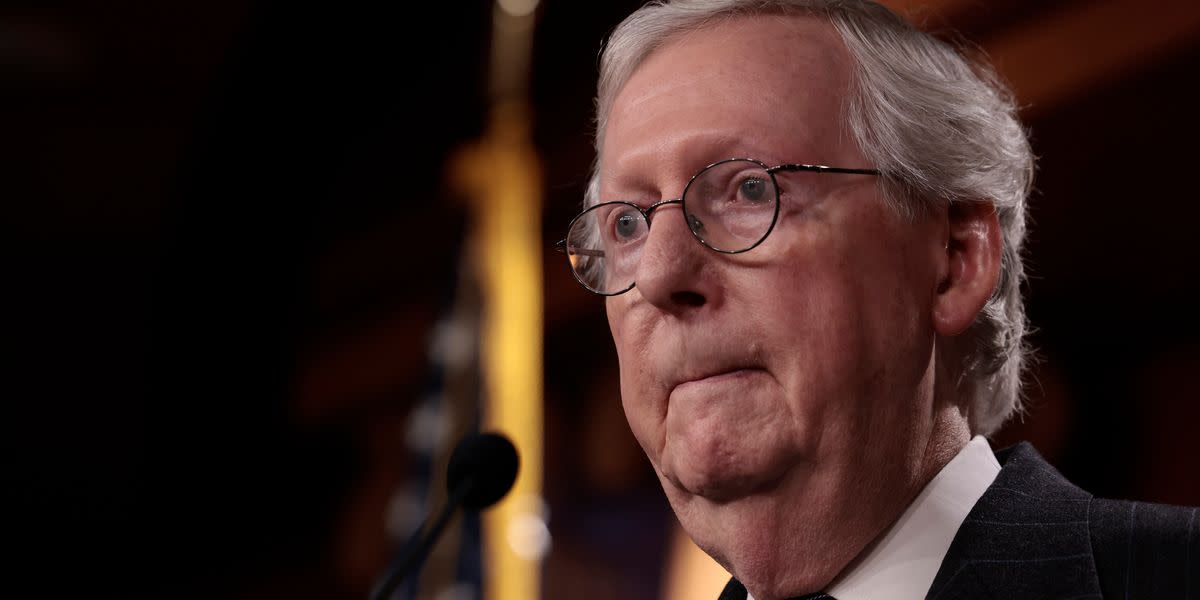 Mitch McConnell Dismisses Notion That 'Idiots' Would Try To Overturn Election Re..