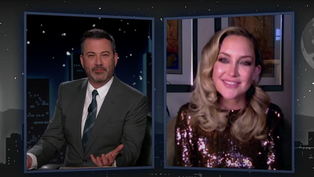Jimmy Kimmel asks Music star Kate Hudson that question about Sia's controversial casting - Yahoo Lifestyle