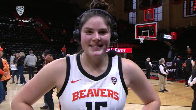 Raegan Beers breaks down Oregon State’s halftime adjustments against Jackson State