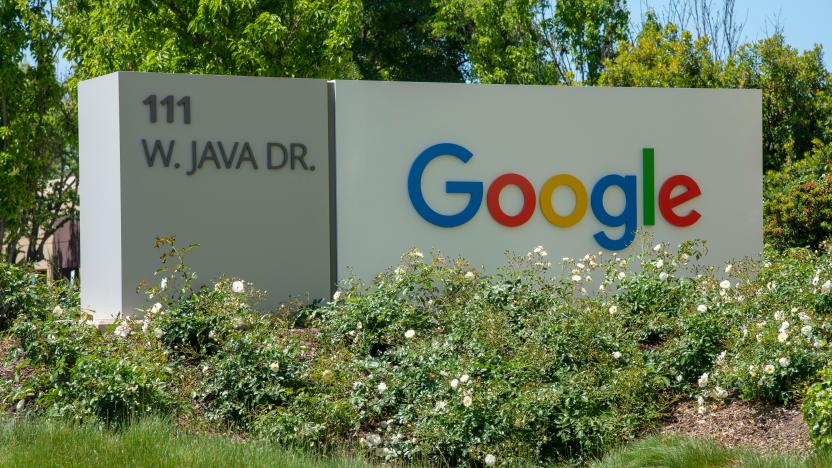 A sign at a Google campus.