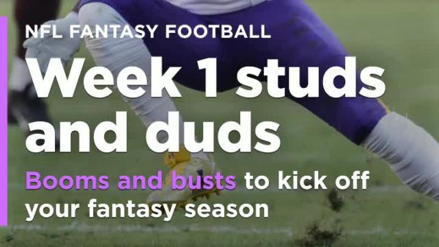 Fantasy booms, busts and breakouts Week 1