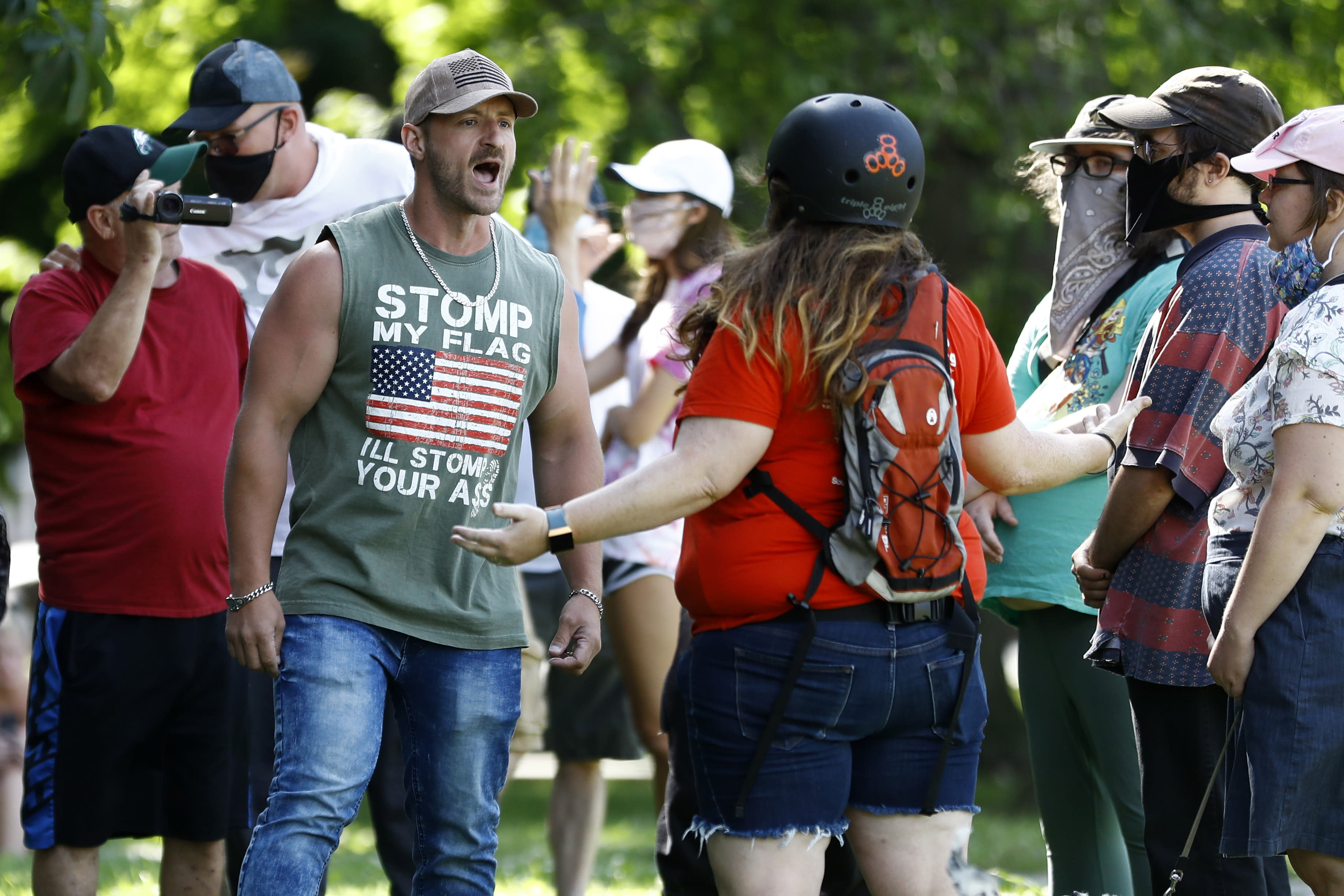 The Latest: 9 people arrested in Louisville during protests