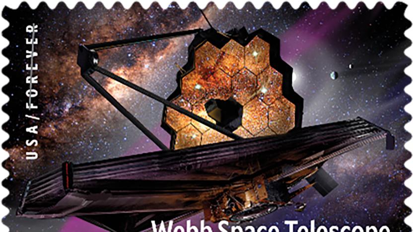 James Webb Space Telescope stamp from US Postal Service