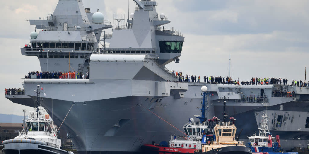 Britain&apos;s Big New Warship Still Runs Windows XP