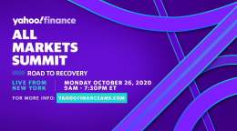 Join Us Monday 10 26 For Yahoo Finance S All Markets Summit