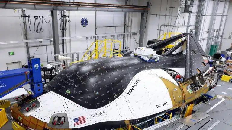 Sierra Space's first Dream Chaser spaceplane, dubbed "Tenacity."