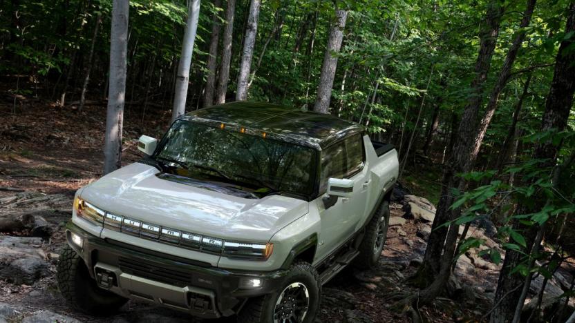 The 2022 GMC HUMMER EV.