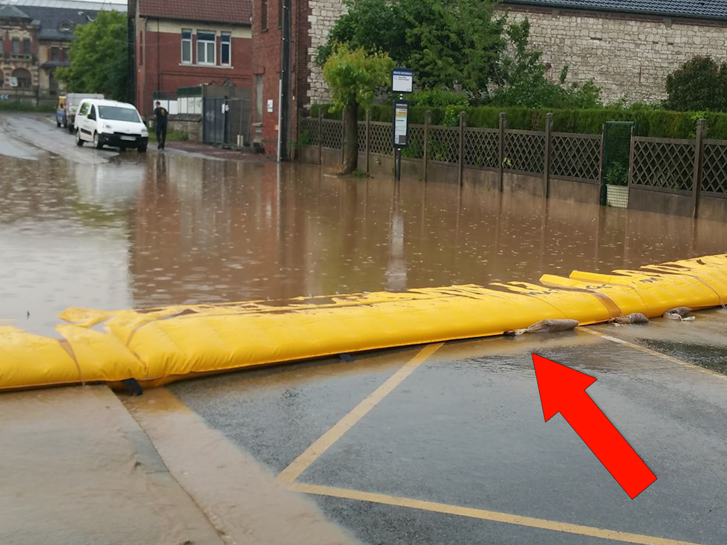 This Barrier Can Be Used To Protect Your Home From Flood Waters