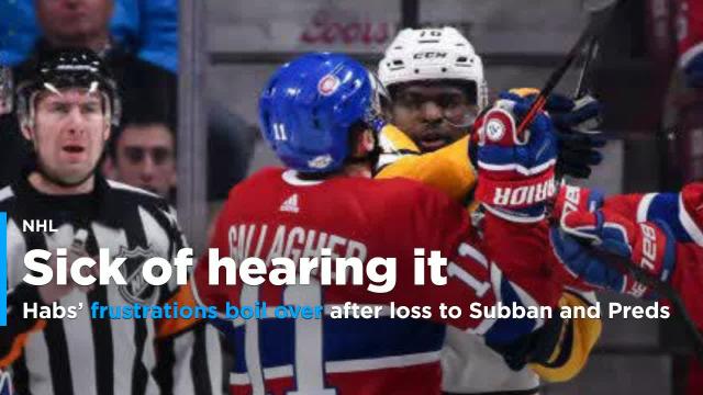 Canadiens, Subban bitterness showed in Gallagher comments