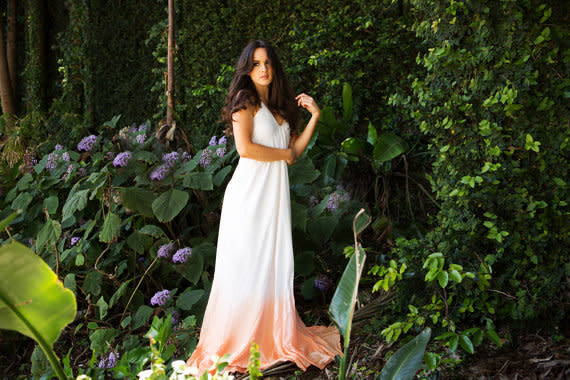 16 Stunning Dip Dye Wedding Dresses To Inspire You