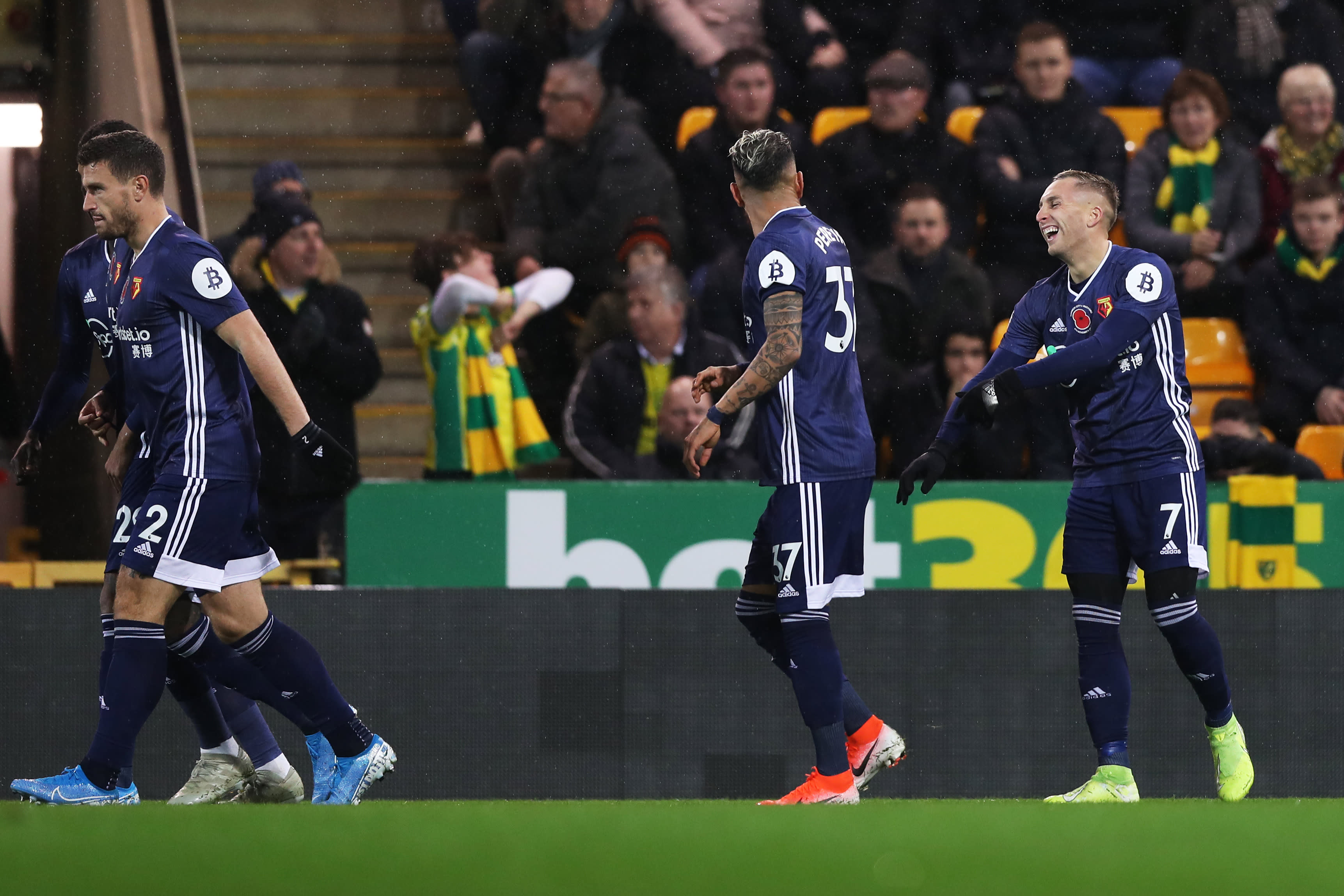 Watford move off the bottom of the Premier League with win over Norwich