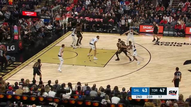 Khem Birch with a dunk vs the Dallas Mavericks