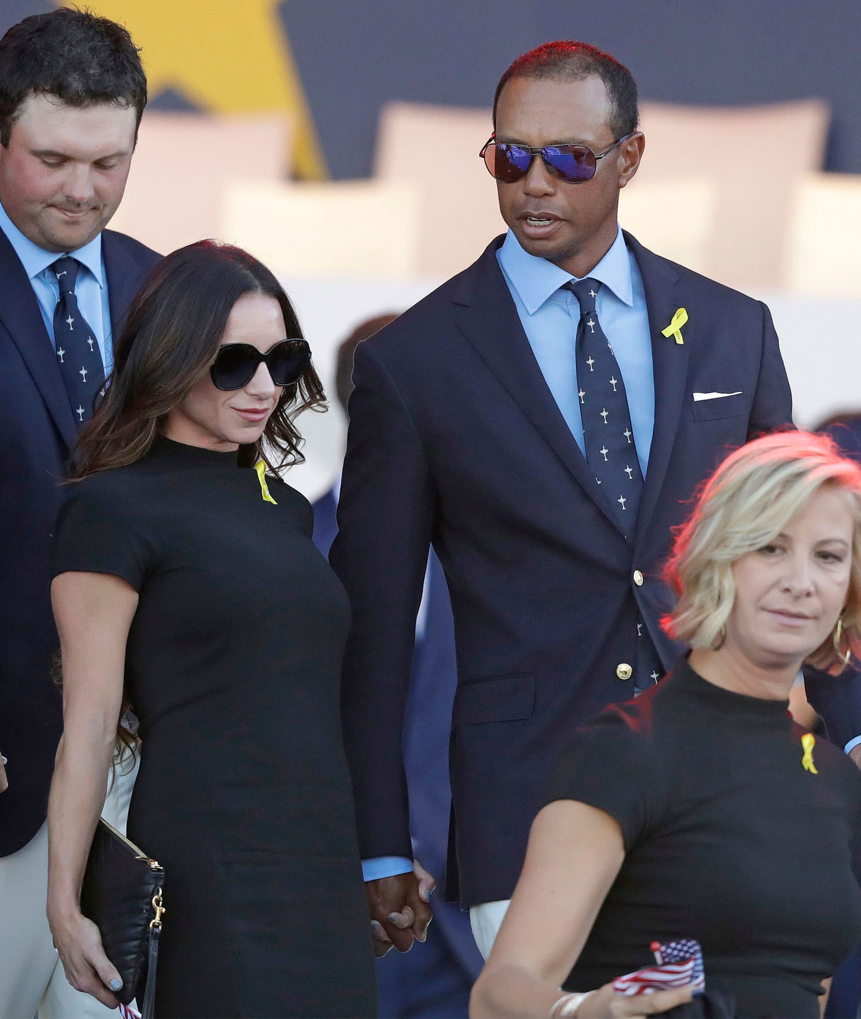 Tiger Woods and Girlfriend Erica Herman Walk Hand-in-Hand at 2018 Ryder Cup Opening ...1690 x 2000
