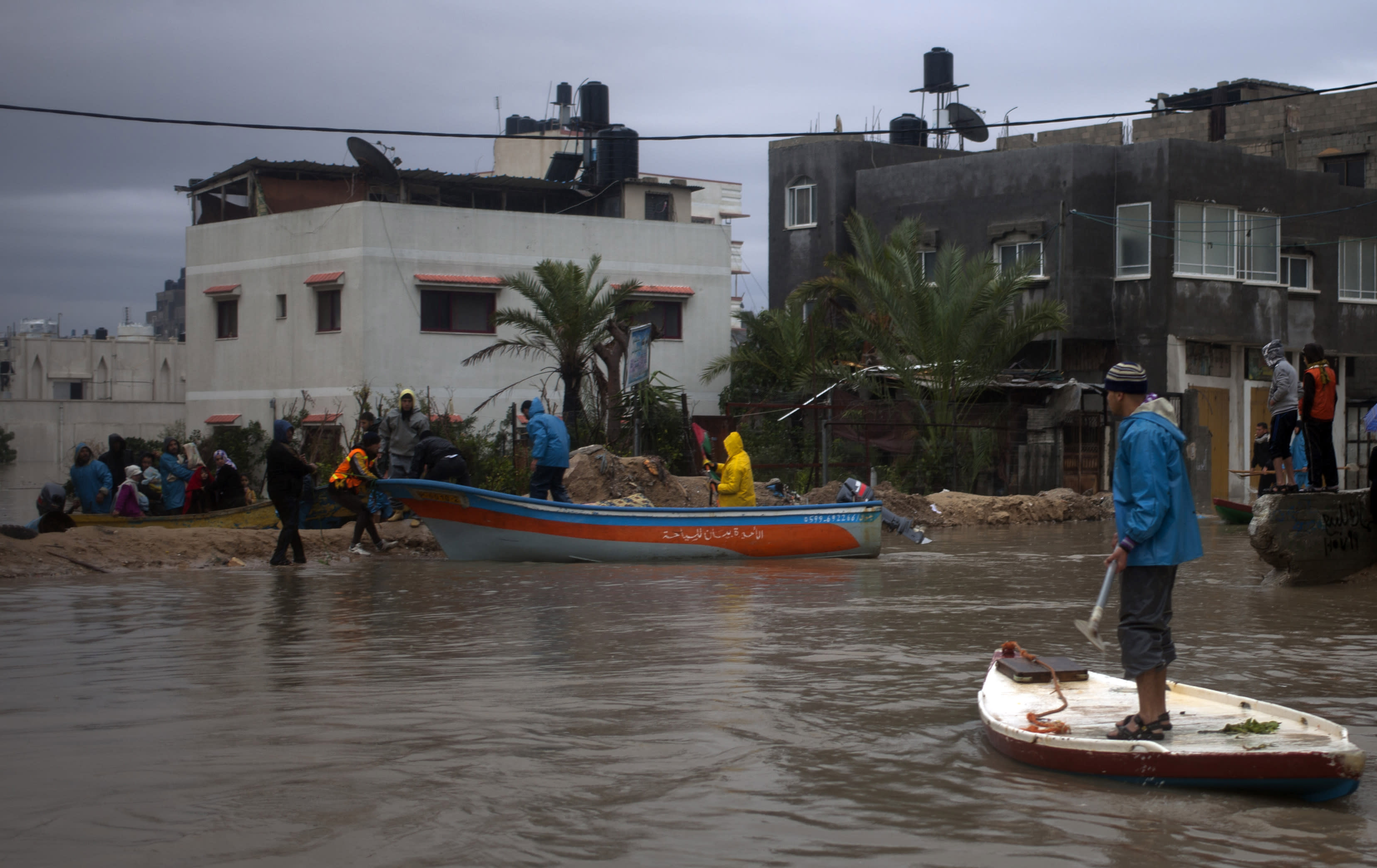 palestine rain totals today