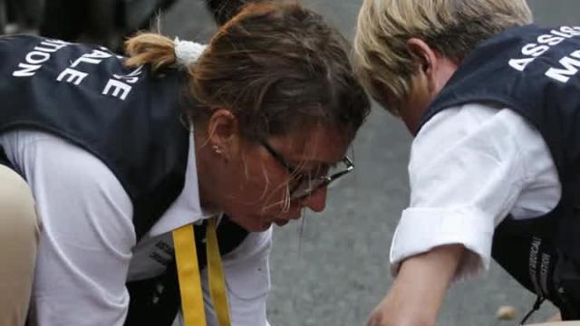 Tour de France: Pre-race favorite Richie Porte stretchered away following brutal crash