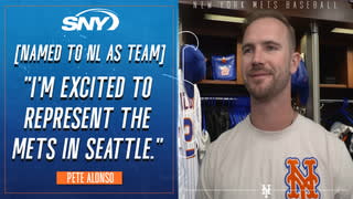 After late pitcher switch, Mets' Pete Alonso eliminated from Home Run Derby  by Julio Rodriguez's record first round - Newsday