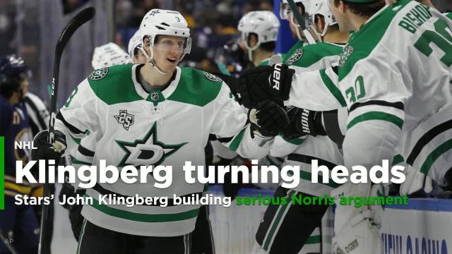 Stars’ Klingberg is building serious Norris argument