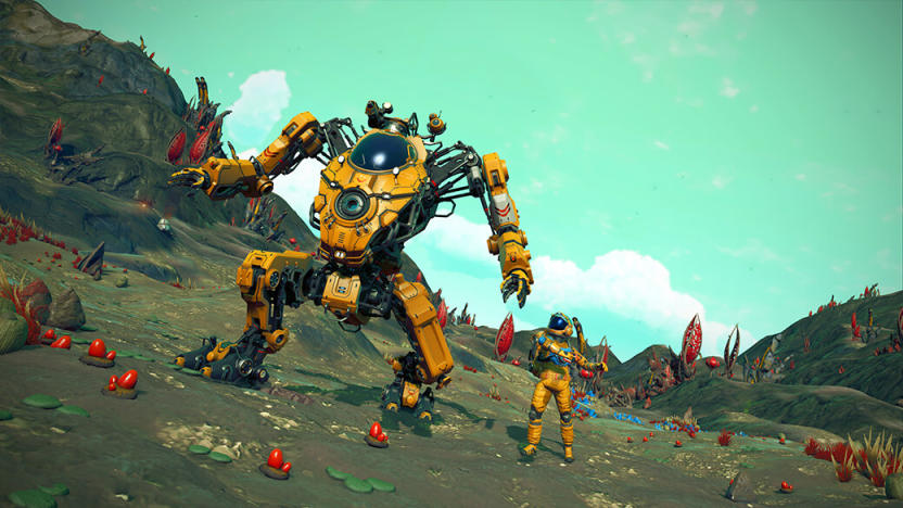 The Minotaur Exocraft in No Man's Sky.