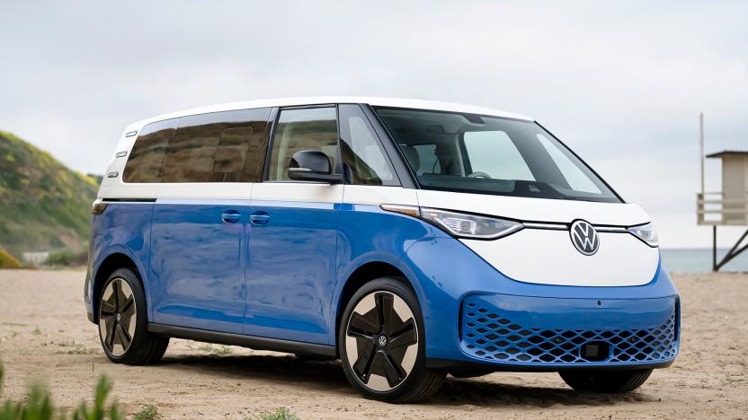 VW ID.Buzz electric van three-row model