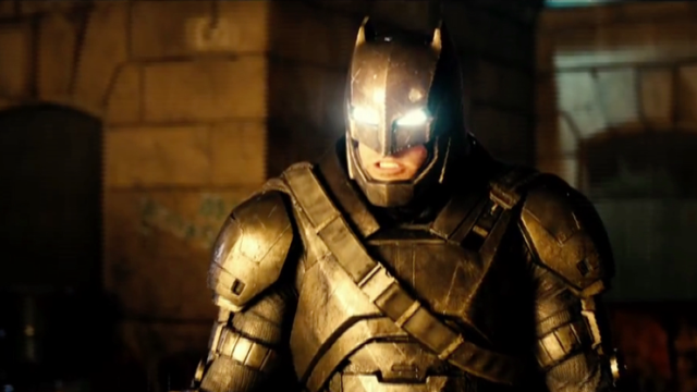 Ben Affleck revela impresionante armadura del nuevo Batman