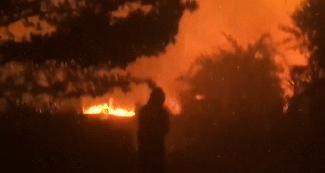 Fire Crews Battle To Protect Australian Homes From Hellish Currowan Fire