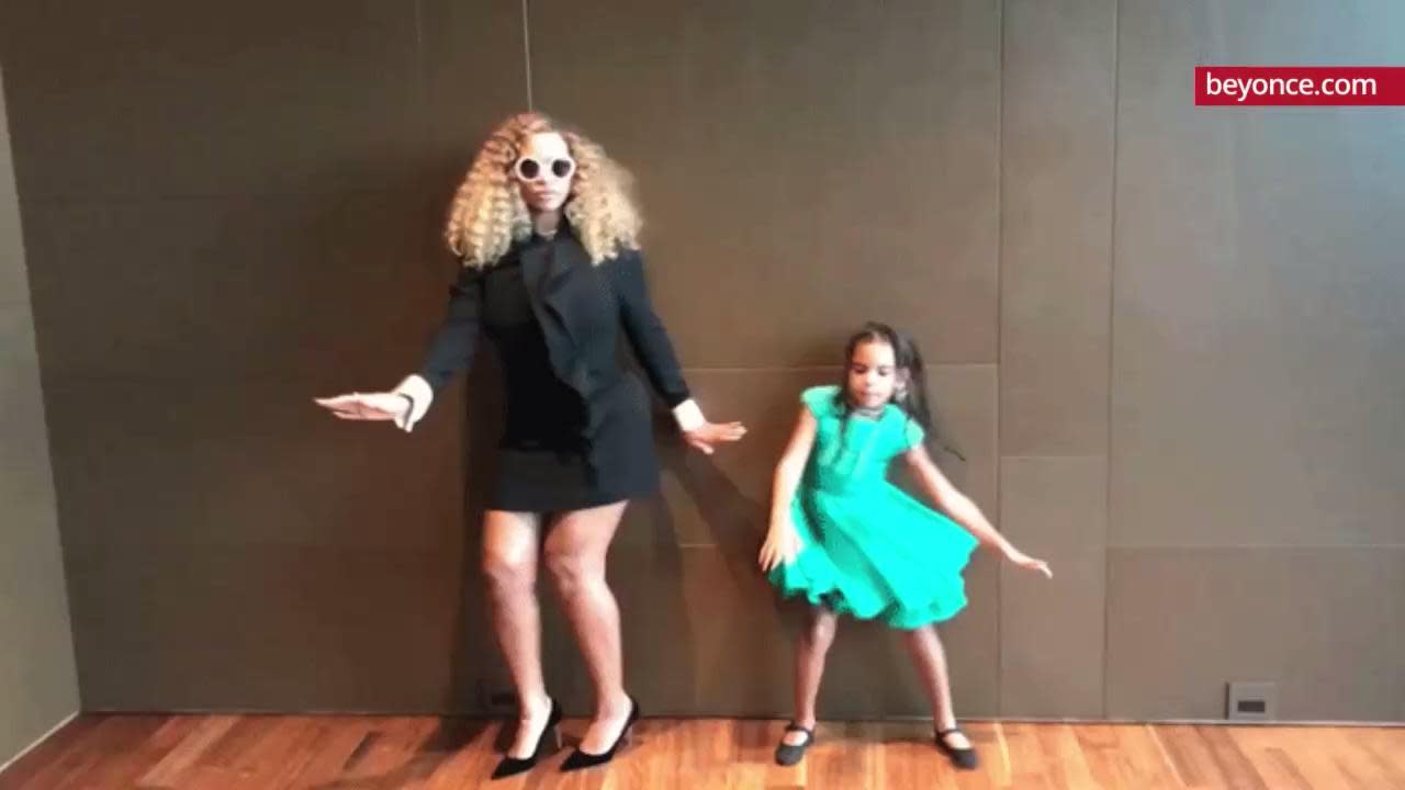 Beyoncé And Blue Ivy Flawlessly Perform The Single Ladies Dance