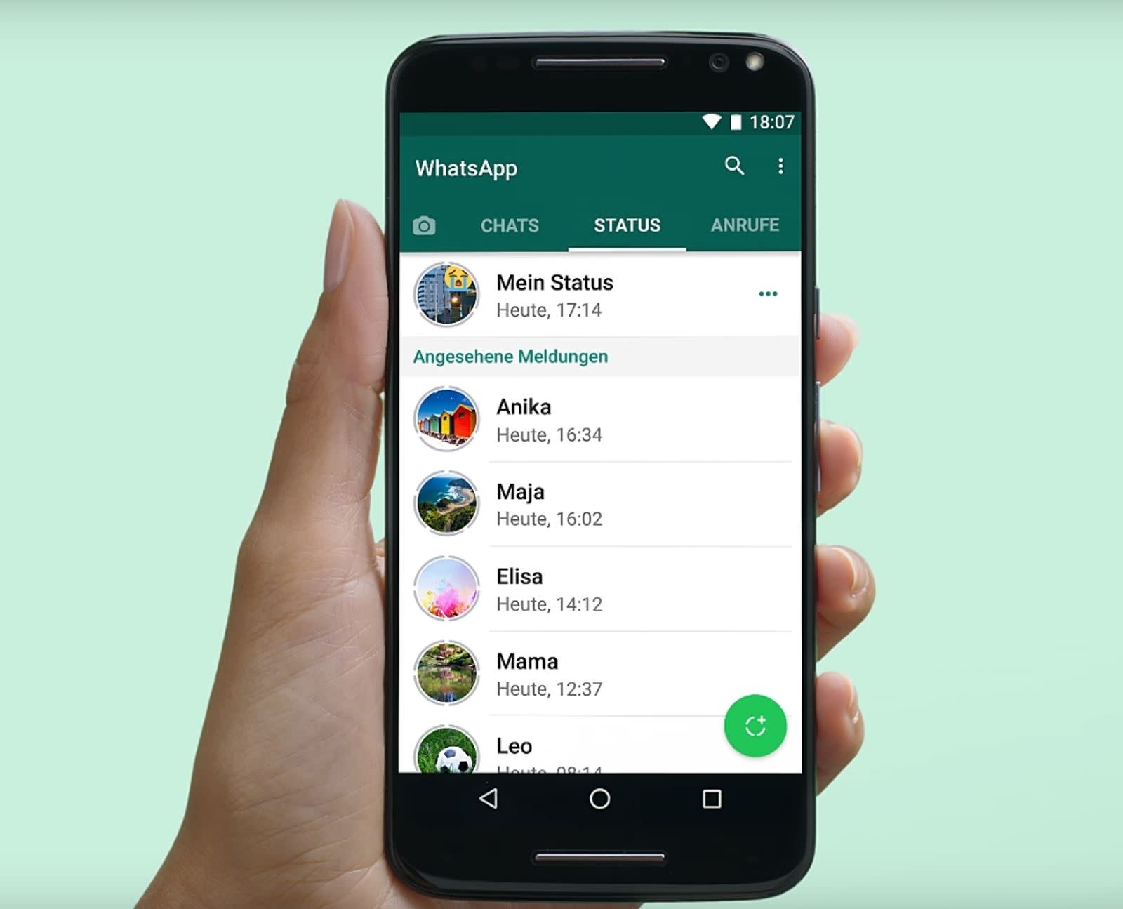 Unter anderem über den beliebten Messenger WhatsApp werden derzeit Android-...