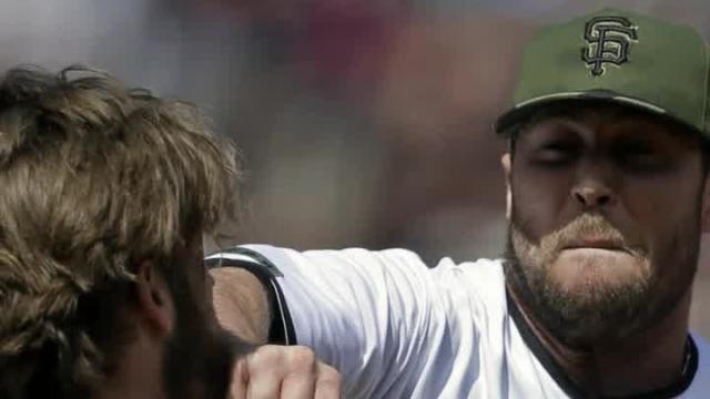 Bryce Harper and Hunter Strickland suspended by MLB after brawl