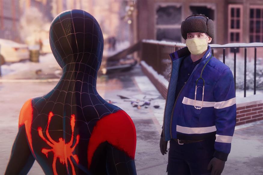 Miles suit moves like 'Into the Spider-Verse' | Engadget