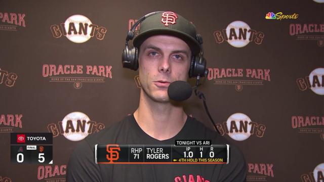 Rogers praises Webb for strong outing in Giants' win vs. D-backs