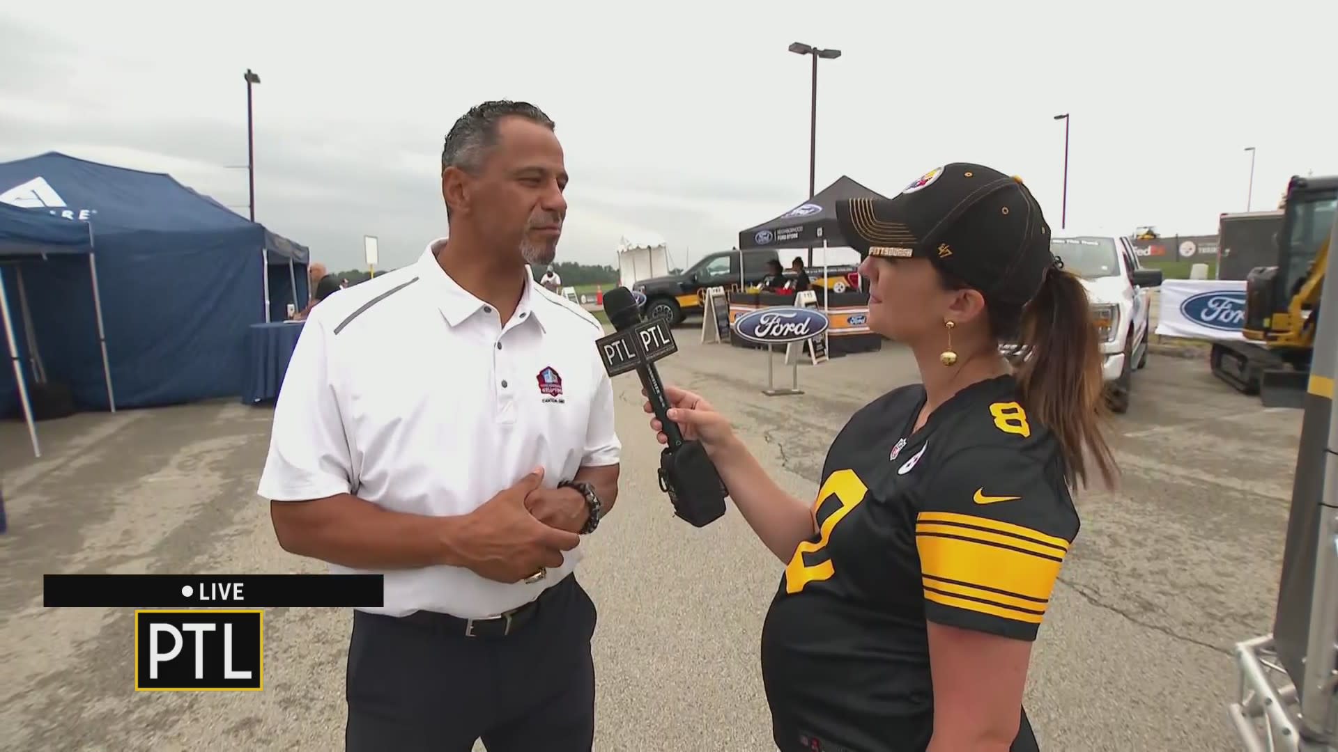 Rod Woodson at Steelers minicamp as a coaching intern - NBC Sports