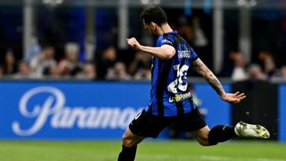  - Inter Milan will have a chance to win the Serie A title in the Milan derby despite slipping to a 2-2 home draw with lowly Cagliari on Sunday, while Roma said defender Evan Ndicka is recovering