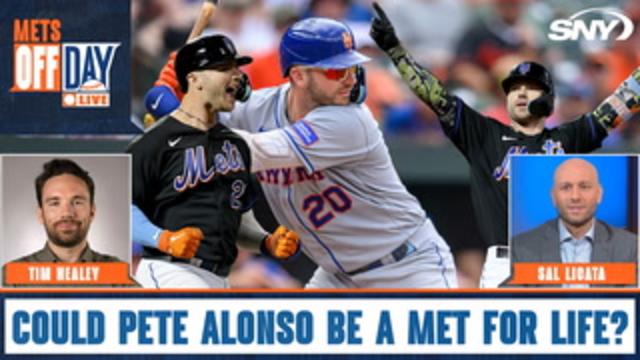 Does Pete Alonso have a long-term future with the Mets?