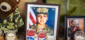 A memorial to Army Spc. Vanessa Guillen. (ABC News)