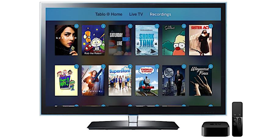 Tablo's live TV and DVR features now work on the Apple TV