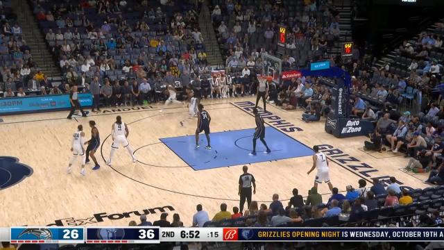Desmond Bane with an and one vs the Orlando Magic