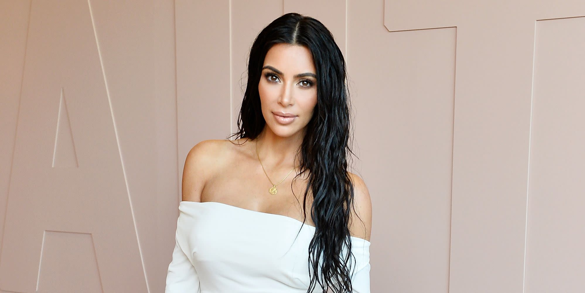 Kim Kardashian Shared A Throwback Picture Of Herself At Prom In 1996