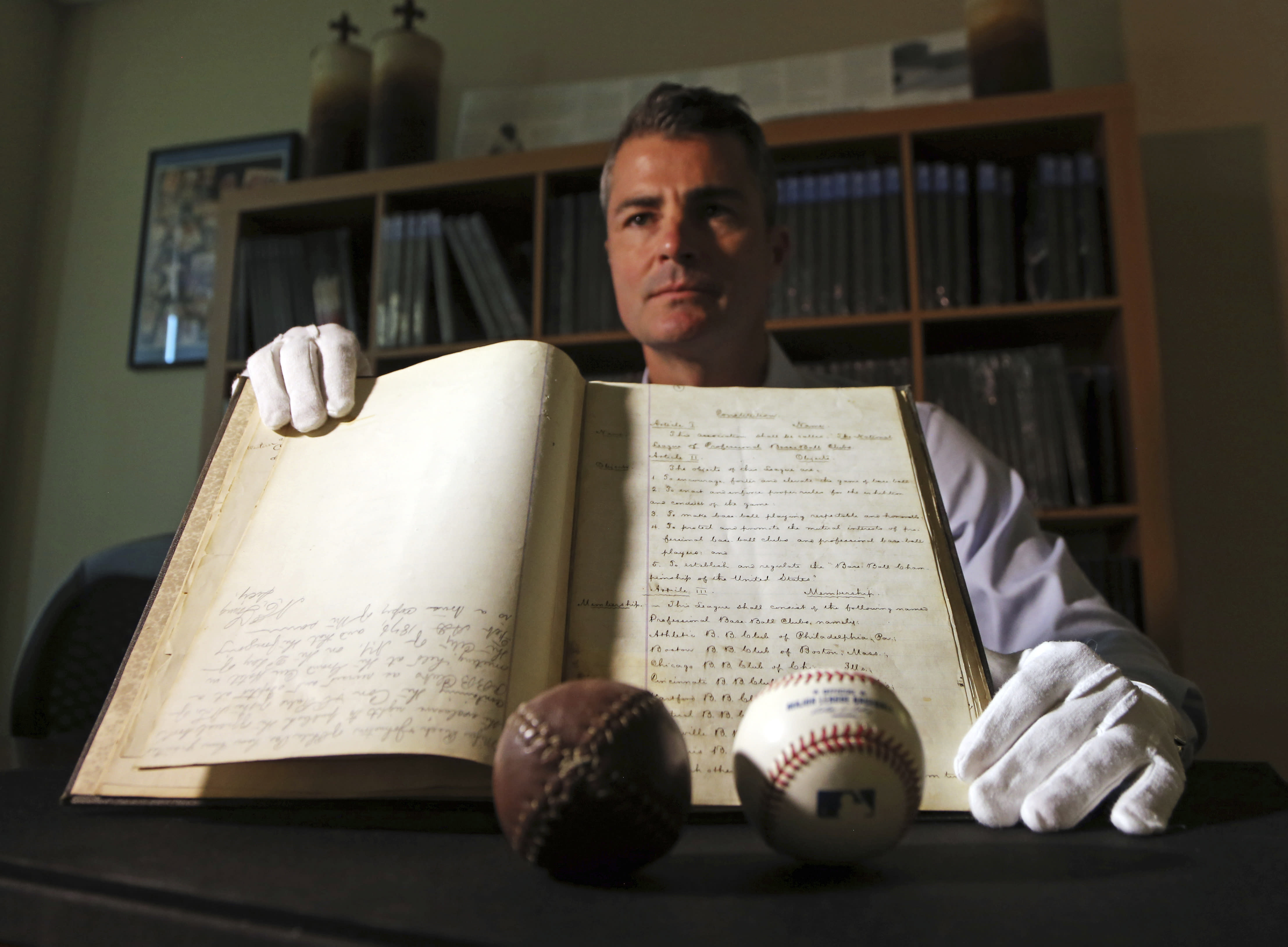 Big league baseball&#39;s founding documents to be auctioned