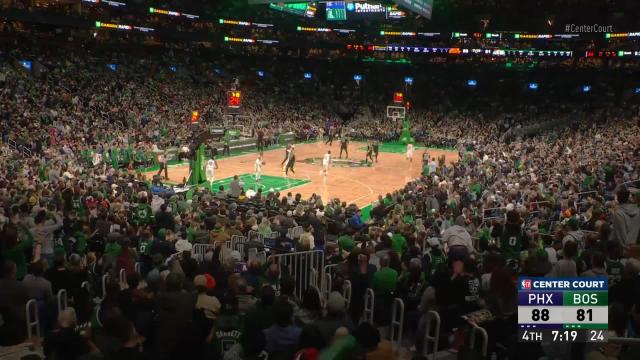 Jayson Tatum with an assist vs the Phoenix Suns