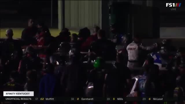 NASCAR drivers in post-race brawl