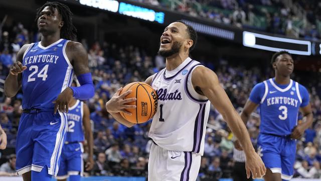 NCAA Tournament - Kansas State wins back-and-forth battle with Kentucky, advances to Sweet 16