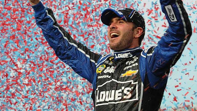 Jimmie Johnson in control of Sprint Cup