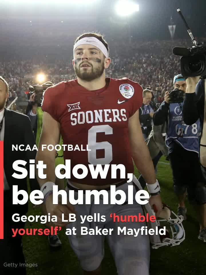 Baker Mayfield did so much trolling during Oklahoma-Georgia: Hot